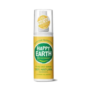 Happy Earth 100% Natuurlijke Deodorant Spray Jasmine Ho Wood 100 Ml