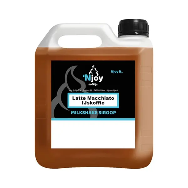 Njoy Shakesiroop Latte Macchiato Ijskoffie (2 Liter) thumbnail