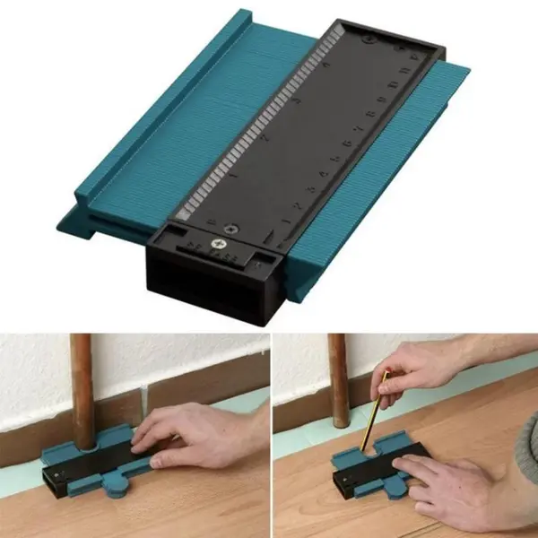 Duplicator - Profiel Kopieer - Aftekenhulp - Meetgereedschap - Winkelhaak - Markeringen Maken - Hoekjes Aftekenen - Laminaat Leggen - Bouwgereedschap thumbnail