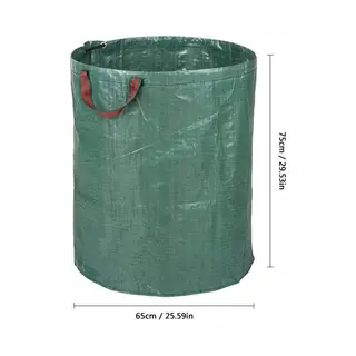 Tuinafvalzak - Opvouwbare Tuinafvalzak - Afvalzak Tuin - Onkruidzakken - Bladzakken - Tuinafval - Groenafval Zak - Gebruik Voor Tuinonderhoud - Puin