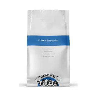 Best Way | Vollmilchpulver | 1 Kg | 0% Zusätzen | Wiederverschließbare Verpackung | Lange Haltbar | Vielfältige Anwendungsmöglichkeiten | Einfach
