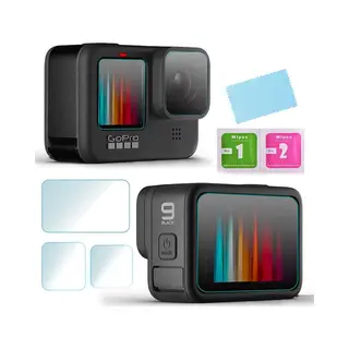 Mojogear Screenprotector Voor GoPro Hero 9 / GoPro Hero 10 / GoPro Hero 11 / GoPro Hero 12 - Gehard Glas (complete Set)
