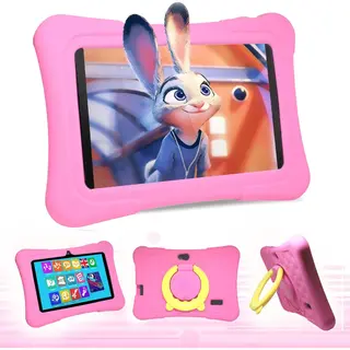 Forexa Kindertablet Vanaf 3 Jaar – Tablet Voor Kinderen Met Kinderhoes – 7 Inch – 32 Gb – 4500 MAh Batterij – 2 Gb Werkgeheugen – Android 11 –