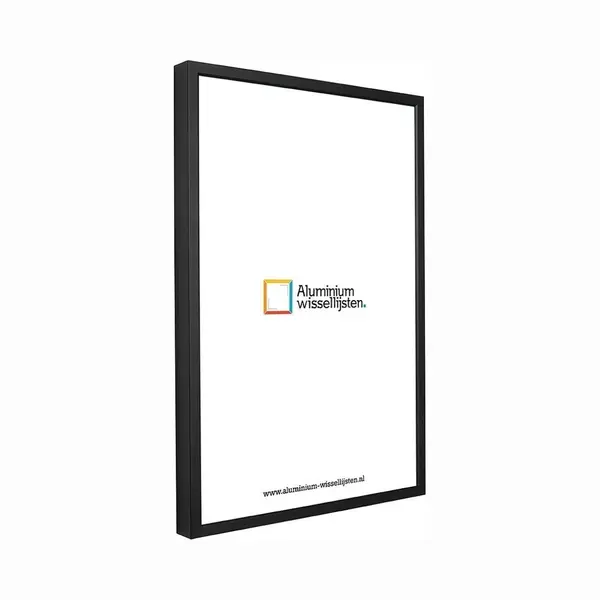 Lichtendonk Wissellijst 100x140 Zwart Alu Pro-Line – Ontspiegeld Uv Werend Acrylite - Posterlijst – Fotolijst – Fotokader – Cadre Photo – Photoframe - thumbnail