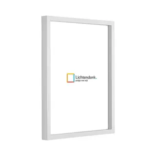 Lichtendonk Fotolijst - Strak Wit - 3 Cm Hoog Profiel - Fotomaat 15x21 - Helder Glas - Art.nr. 10106421915212