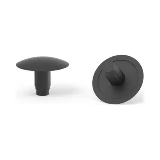 GoodlineNL 10 Stuks - 3, 0mm - Premium Afdekdopjes Voor Kopgat Schroeven - Zwart Ral 9005