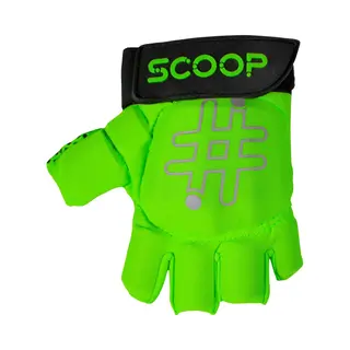 Scoop Hockey Handschoen - Half Finger - Green - L