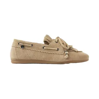 Via Vai June Loua Mocassins Dames - Suède - Beige - Maat 41