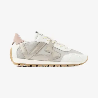 Via Vai Scott Kenzie Sneakers Dames - Mesh, Suède, Leer - Roze - Maat 37
