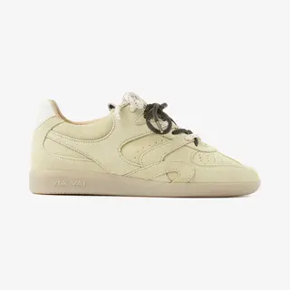 Via Vai Nilla Macy Sneakers Dames - Leer, Suède - Geel - Maat 39