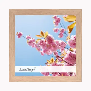 SecaDesign Anima Fotolijst Hout - Fotomaat 40x40 Cm - Essenhout Kleur