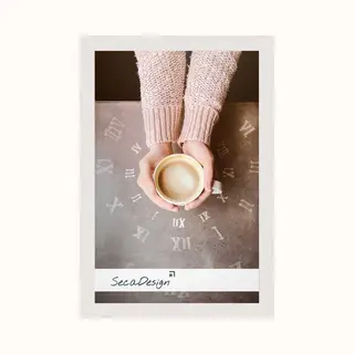 SecaDesign Nervi Fotolijst Hout - Fotomaat 20x30 Cm - Wit