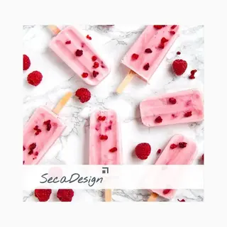 SecaDesign Tundra Hout - Fotolijst 40x40 / 30x30 Cm Fotomaat Met Passe-partout - Wit