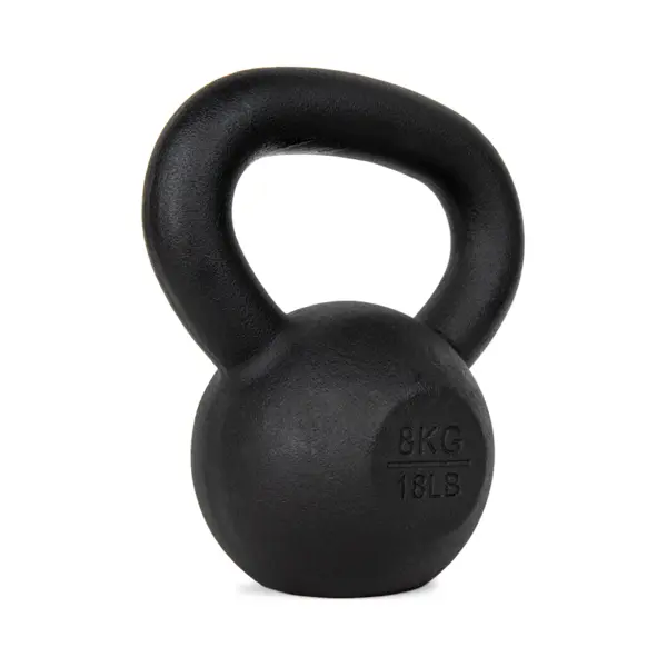 VirtuFit Kettlebell Pro - Kettle Bell - Gietijzer - 8 Kg - Zwart - Sport Gewicht - Ergonomische & Brede Handgreep - Geschikt Voor CrossFit & Fitness - thumbnail