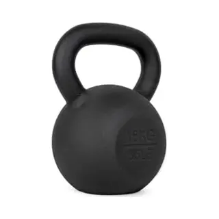 VirtuFit Kettlebell Pro - Kettle Bell - Gietijzer - 16 Kg - Zwart - Sport Gewicht - Ergonomische & Brede Handgreep - Geschikt Voor CrossFit & Fitness