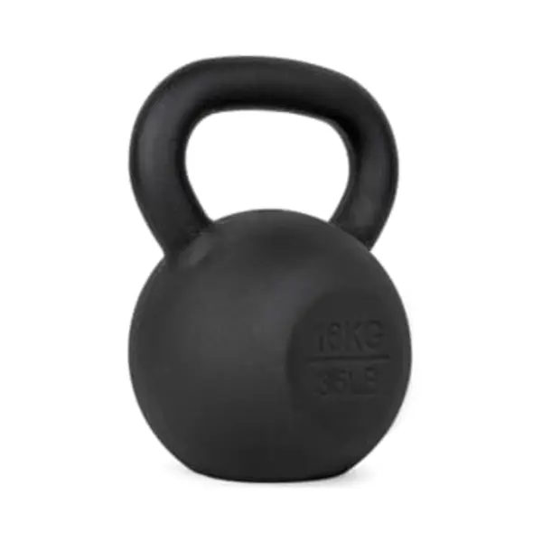 VirtuFit Kettlebell Pro - Kettle Bell - Gietijzer - 16 Kg - Zwart - Sport Gewicht - Ergonomische & Brede Handgreep - Geschikt Voor CrossFit & Fitness thumbnail