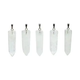 Yogi & Yogini Meditation Hanger Bergkristal Facet S - Per Stuk