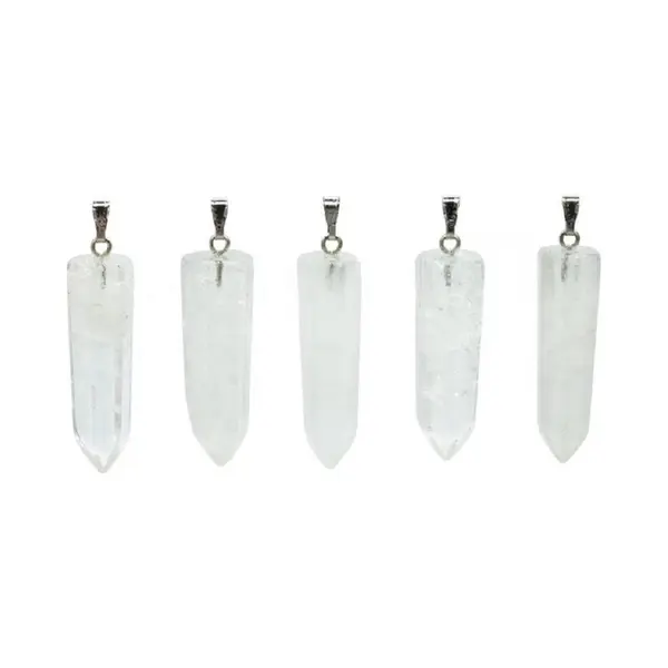 Yogi & Yogini Meditation Hanger Bergkristal Facet S - Per Stuk thumbnail