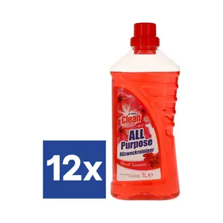At Home Clean All Purpose Cleaner 12 X 1L Floral Sweetness