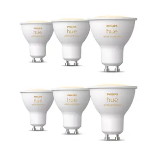 Philips Bundel, 6x Slimme GU10 Spot - White Ambiance