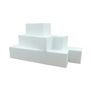 Bellatio Design Piepschuim Vormen - Baksteen - 1x - 40 X 10 X 10 Cm - Styropor Hobby / Diy Vorm - Basis Knutselfiguren