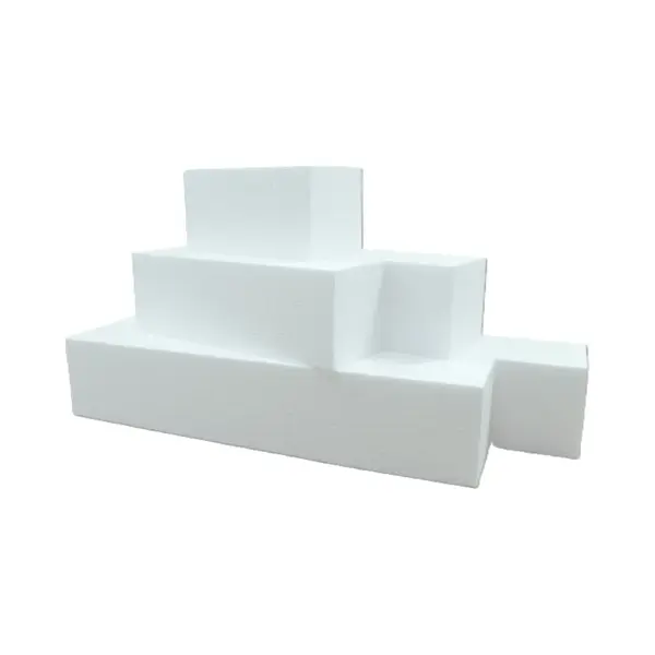 Bellatio Design Piepschuim Vormen - Baksteen - 1x - 40 X 10 X 10 Cm - Styropor Hobby / Diy Vorm - Basis Knutselfiguren thumbnail