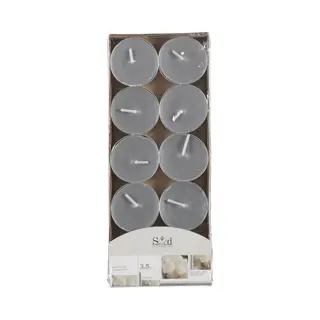 Arti Casa Geurkaarsen - Muskus - 10x Stuks - Waxinelichtjes - 3, 5 Branduren - Musk Kaarsen
