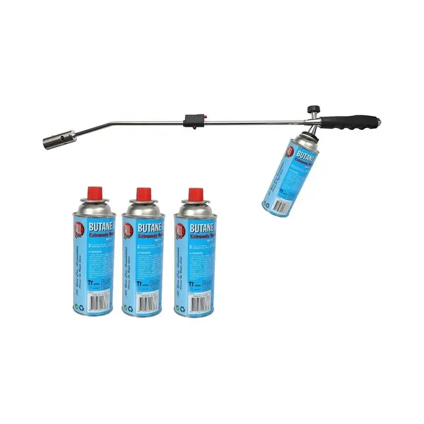 Onkruidbrander / Onkruidverdelger Inlusief 4 Gasbussen - 76 Cm thumbnail