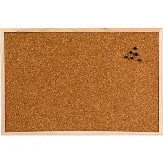 Prikborden Van Kurk - 60 X 45 Cm - Kurken Memoborden / Prikborden - Houten Rand