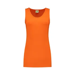 Lemon & Soda Oranje Tanktop/singlet Voor Dames - Holland Feest Kleding - Supporters/fan Artikelen - Dameskleding Hemdje/top M