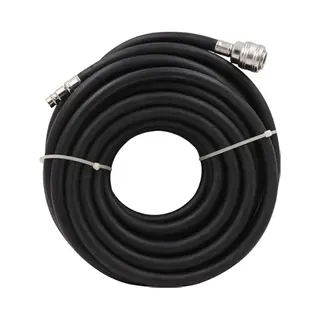 Kibani Rubberen Luchtslang 10 Meter - Ø 6mm Tot 20 Bar - Perslucht - Pneumatisch - Met Koppeling - Compressor