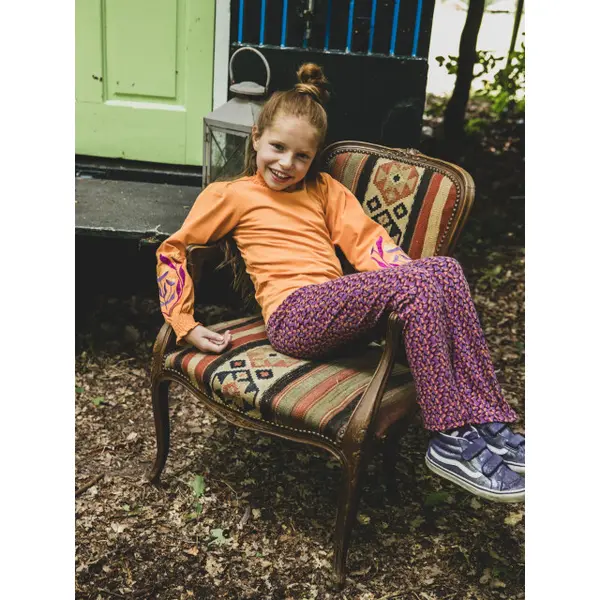 Looxs Revolution Looxs Little 2531-7413-531 Meisjes Seizoen > Fw25 - Maat 116 - Oranje Van 95% Cotton 5% Elasthane thumbnail
