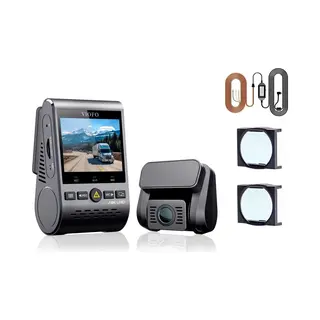 Viofo A129 Duo Pro 4k Dashcam + Gps + Hardwire Kit + 2x Cpl Filter - Voor En Achter Full Hd Auto Dashcam