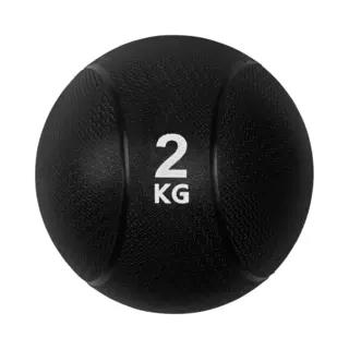 VirtuFit Medicijnbal Pro - Medicine Ball - 2 Kg - Rubber - Zwart