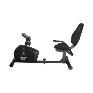 VirtuFit RB100 Ligfiets - Hartslagfunctie - 8 Weerstandsniveaus - Verstelbaar Zadel En Rugleuning - Met Transportwielen - Lcd Display - Recumbent Bike