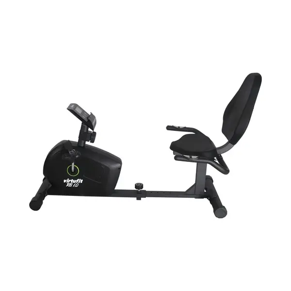 VirtuFit RB100 Ligfiets - Hartslagfunctie - 8 Weerstandsniveaus - Verstelbaar Zadel En Rugleuning - Met Transportwielen - Lcd Display - Recumbent Bike thumbnail