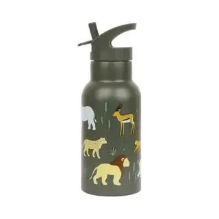 A Little Lovely Company - Dubbelwandige Rvs Drinkfles Thermos - Savanne