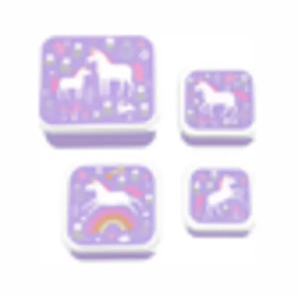 A Little Lovely Company SBSEUD73 Brotdosenset Polypropylen (Pp) Violett 4 Stück(e) thumbnail