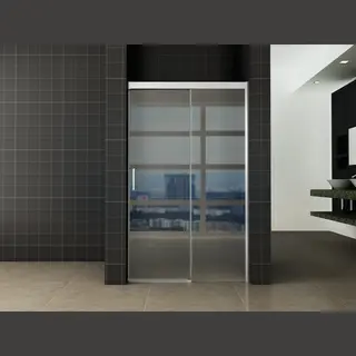 Wiesbaden Softclose 2.0 Douchedeur 1000x2000 Chroom Profiel 8mm Glasdikte Nano