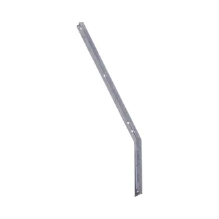 Garmix Stacheldrahthalter Befestigung Stacheldraht Natodraht Verzinkt Schwarz Gerade 45° (45 Grad 3mm/4cm Verzinkt)
