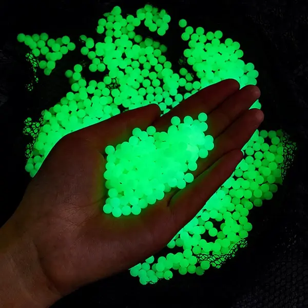 Fako Bijoux® - Waterballetjes - Water Absorberende Balletjes - Gelballetjes - Waterparels - 8-9mm - Glow In The Dark - 6.000 Stuks thumbnail