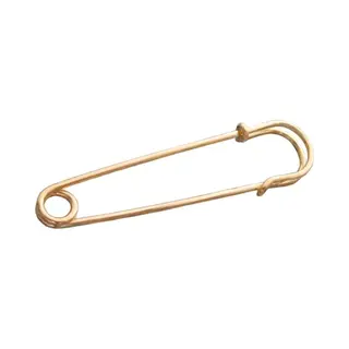 Fako Bijoux® - Sierspeld / Sjaalspeld - Classic - 76x19mm - Goudkleurig