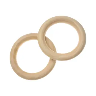 Dreambeads Houten Ringen (70 X 10 Mm, Gat 50 Mm) 10 Stuks