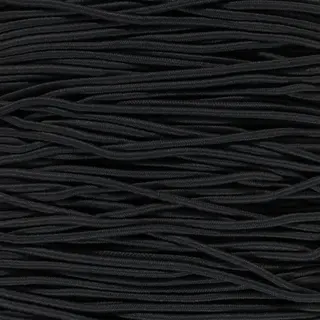 Abc-Led 3mm Elastisch Touw - Zwart - 50 Meter Op Rol