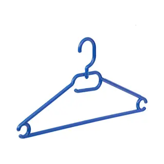De Kledinghanger Gigant - Multihanger - Volwassenen - 8445 - 20 Stuks - Kunststof - Blauw - Blousehanger - Shirthanger - 42 Cm - Kledinghanger -