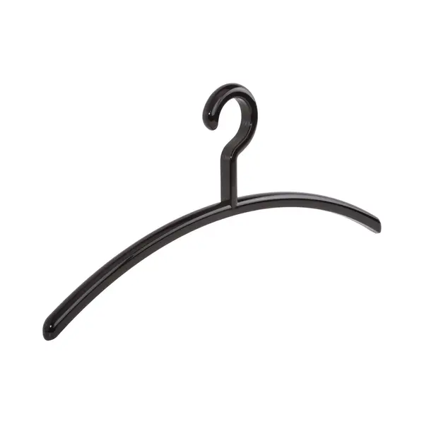 De Kledinghanger Gigant - Garderobehanger - Jassenhanger - Volwassenen - 6350 - 10 Stuks - Elegance - Kunststof - Zwart - 45 Cm - Kledinghanger - thumbnail
