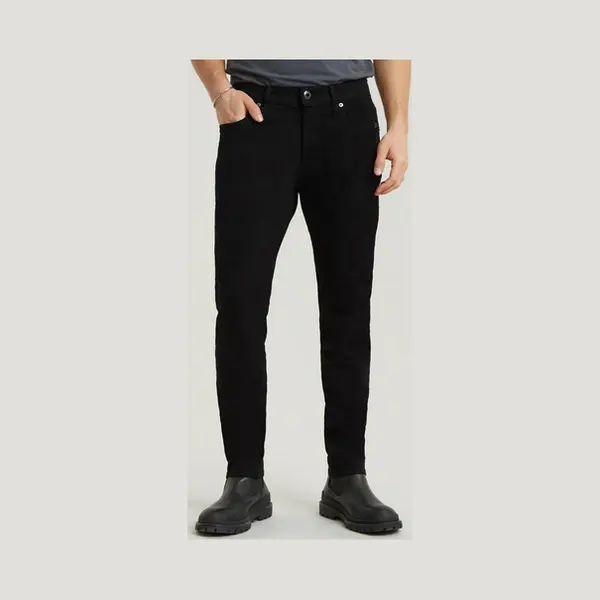G-Star For Man. 51001-B964-A810 Jeans 3301 Slim Black (31/34), Casual, Cotton, Denim thumbnail