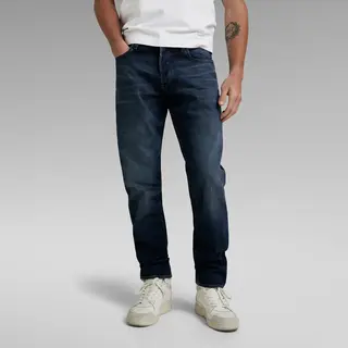G-Starvoor Mannen. 51003-C052-8436 Jeans 3301 Regular Taps Toelopend Blauw (30/30), Casual, Katoen, Denim