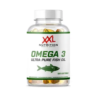 Xxl Nutrition Omega 3 Ultra Pure 1000 Mg 100 Softgels