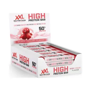 Xxl Nutrition - High Protein Bar 2.0 - 25 Gram Eiwit - Eiwitrepen, Eiwitreep, Proteine Repen - Berry Yoghurt - 20 Pack